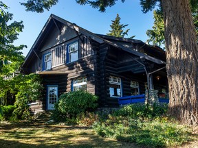 A century old log house at 4686 W. 2nd in Vancouver is for sale for $11.9 million.
