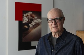 Ian Wallace in his studio.