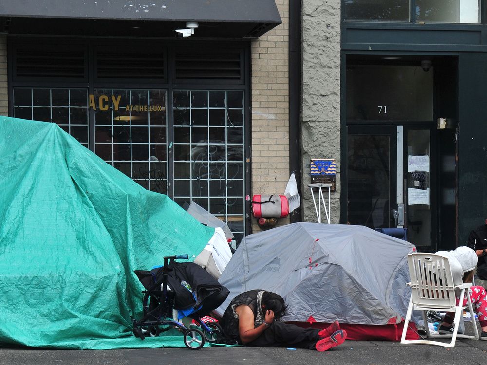 Homeless man threatened with loaded gun at Hastings Street tent camp