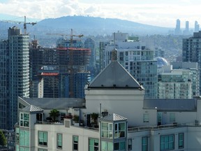 Condos and apartment buildings in Downtown Vancouver on Sept. 17, 2018.