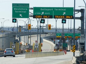 Westshore Terminals at Delta Port in Delta on Sunday.