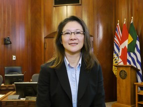 Rosemary Hagiwara had applied to the provincial court to rule whether 15 candidates should be allowed to have their names printed on the Oct. 15 ballots in Chinese or Persian script, in addition to the Latin alphabet.