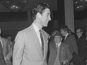 1980 file photo of Prince Charles at the Bayshore Hotel on March 31, 1980. (Steve Bosch/PNG)