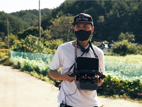 Director/writer Anthony Shim is seen here in South Korea during the filming of his second feature film Riceboy Sleeps. The film is part of this year’s VIFF from Sept. 29 to Oct. 9.