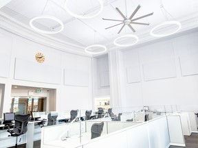 It also includes the original clock that was installed when Waterfront Station was first built in 1914.