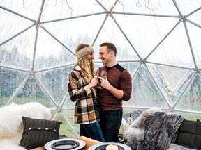 Escape from fall’s unpredictable weather to the new domes at Singletree Winery in Abbotsford.
