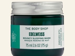The Body Shop Edelweiss Bouncy Night Mask.