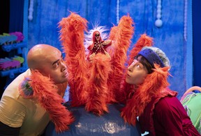 Joylyn Secunda and Victor Mariano are performing in Pop! Pop!, is a joint edition of the Presentation House aimed at two to four year olds and runs from October 14-23.