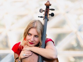Marina Hasselberg is a Vancouver-based cellist whose debut album is titled Red.