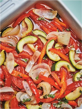 Zucchini Bake by Chef Andrea Callan.