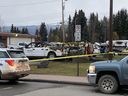 On Wednesday, October 26, 2022, several vehicles owned by BC RCMP, BC Hydro and BC Ambulance were set on fire outside Smithers' Sunshine Inn.