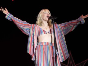 Canadian singer-songwriter Carly Rae Jepsen performs during the Austin City Limits Festival at Zilker Park on Oct. 7 in Texas.