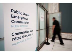 The Public Emergency Order Commission in Ottawa began hearing testimony on Friday.
