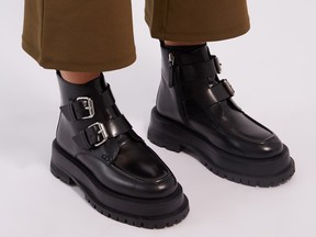 Floyd ‘Safia’ platform boots, $180 at Little Burgundy, littleburgundyshoes.com.
