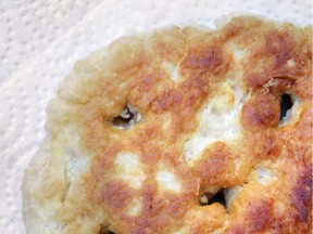 Traitional bannock from Kitikmeot Heritage Society in Cambridge Bay. Credit Lindsay Anderson and Dana VanVeller.