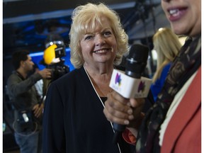 Surrey mayor-elect Brenda Locke on election night in Surrey on Oct. 15, 2022.