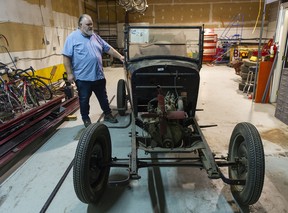 Grant Hobbis with Durant Star, 1926, made in Canada.