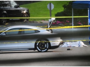 Police investigate the murder of Vishal Walia, whose  body was found in the parking lot of the University Golf Club in Vancouver, BC., on October 17, 2022. 
A torched car was found nearby and the Integrated Homicide Investigation Team are investigating the incident.
