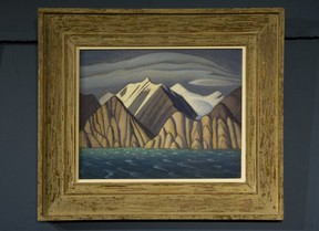 Lawren Stewart Harris's painting, Arctic Sketch XV at the Heffel Gallery.