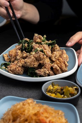 Taiwanese fried chicken nuggets from A. Bento, at 656 West Broadway in Vancouver. Photo: Leila Kwok