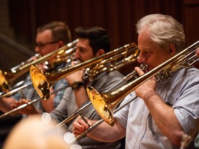 The trombone section of the Vancouver Brass Orchestra, which will make it's debut on Sunday, Oct. 30 at The Annex. Photo: Takumi Hayashi
