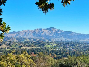 Mt. Diablo, which commands the eastern side of the valley.