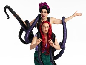 Dawn Petten and Amanda Sum star in East Van Panto: The Little Mermaid at the York Theatre from Nov. 16 to Jan. 1, 2023.