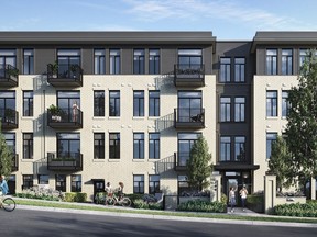 Mosaic Homes' Allison development features a collection of one-, two- and three-bedroom homes in two four-storey buildings.