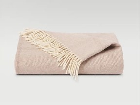 Endy Merino Wool Throw Blanket.