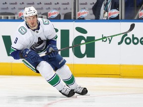 J.T. Miller will be back at centre Tuesday to give the Canucks strength down the middle.
