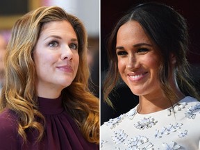 Sophie Grégoire Trudeau, left, and Meghan Markle first met years ago when Markle was living in Toronto while working on the television show Suits.