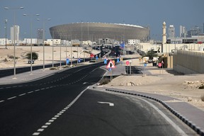 Lusail Stadium taken on November 11, 2022 in Lusail. Qatar ahead of the 2022 FIFA World Cup football tournament.