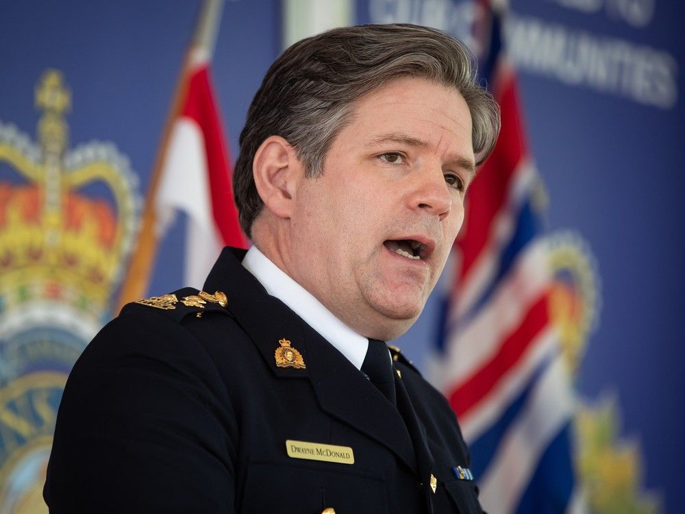RCMP vacancy rates at 20 per cent in B.C. because positions not filled, officers on leave