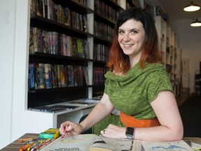 Vancouver cartoonist Miriam Libicki began her comics career chronicling her time in the Israeli army. Photo: Jeff Vinnick, Vancouver Public Library
