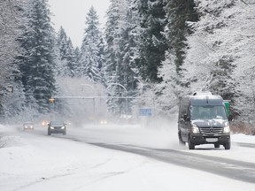 Drivers are warned to prepare for snow on some of B.C.'s highways.
