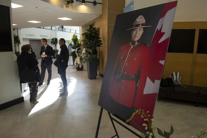 Photos: Thousands Of Officers In Red Serge Bid Farewell To Burnaby RCMP ...