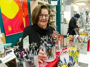 Pen Shop owner Margot McRae.