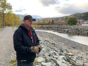 New Merritt Mayor Mike Goetz says permanent fixes to the dikes are essential, and that he will make strongly make that case to the federal and provincial governments. ‘I intend to be a thorn in their side,” he says.