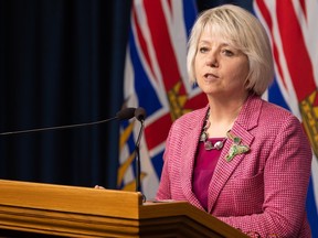 B.C. provincial health officer, Dr. Bonnie Henry