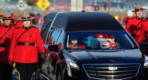 Scenes from the Regimental Funeral of Burnaby RCMP Constable Shaelyn Yangin Richmond, BC., on November 2, 2022. Yang was stabbed to death in Broadview Park in Burnaby while checking on a person living in a tent.(NICK PROCAYLO/PNG)