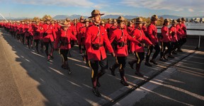 Scenes from the Regimental Funeral of Burnaby RCMP Constable Shaelyn Yangin Richmond, BC., on November 2, 2022. Yang was stabbed to death in Broadview Park in Burnaby while checking on a person living in a tent.(NICK PROCAYLO/PNG)