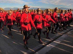 Scenes from the Regimental Funeral of Burnaby RCMP Constable Shaelyn Yangin Richmond, BC., on November 2, 2022. Yang was stabbed to death in Broadview Park in Burnaby while checking on a person living in a tent. (NICK PROCAYLO/PNG)