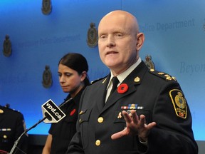 Vancouver Police Chief Adam Palmer on November 9, 2022 (NICK PROCAYLO/PNG)