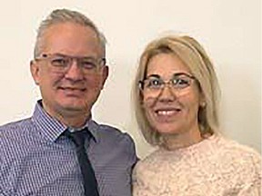 Photo of Pastor David Ripley and his wife Gina.  Pastor David Ripley of Grace Christian Fellowship in Creston, was ticketed for allegedly violating a provincial COVID-19 health order banning attendance at his church, had the charge stayed by the Crown.