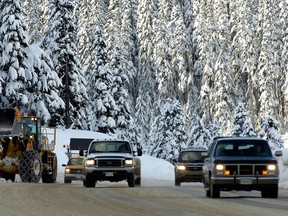Heavy snow is expected today and tomorrow on the Coquihalla Highway.
