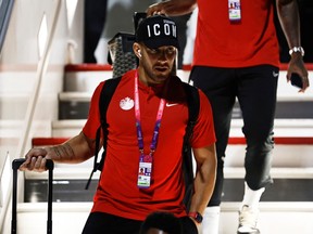 Canada's Lucas Cavallini arrives in Doha ahead of the FIFA World Cup Qatar 2022.