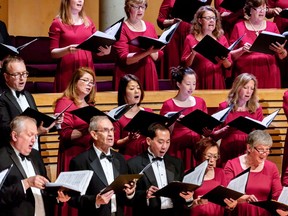The Vancouver Bach Choir performs Handel’s Messiah at the Orpheum Dec. 10 and a concert of seasonal favourites at ACT Arts Centre Dec. 11.