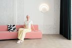 Varmblixt, Ikea's collaboration for home lighting with Sabine Marcelis, features simple forms such as donuts and circles paired with glass. 