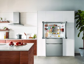 The French-door line of Bosch fridges is designed to minimize waste with new technology that reduces the amount of off-gassing of fruits and vegetables.