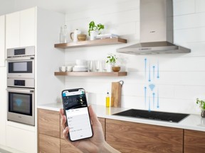 The Home Connect smart system by Bosch enables users to control and monitor appliance functions from a smart device.